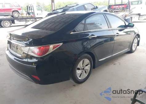 2013 Hyundai Sonata Hybrid из США, поврежденный, VIN KMHEC4A45DA087265